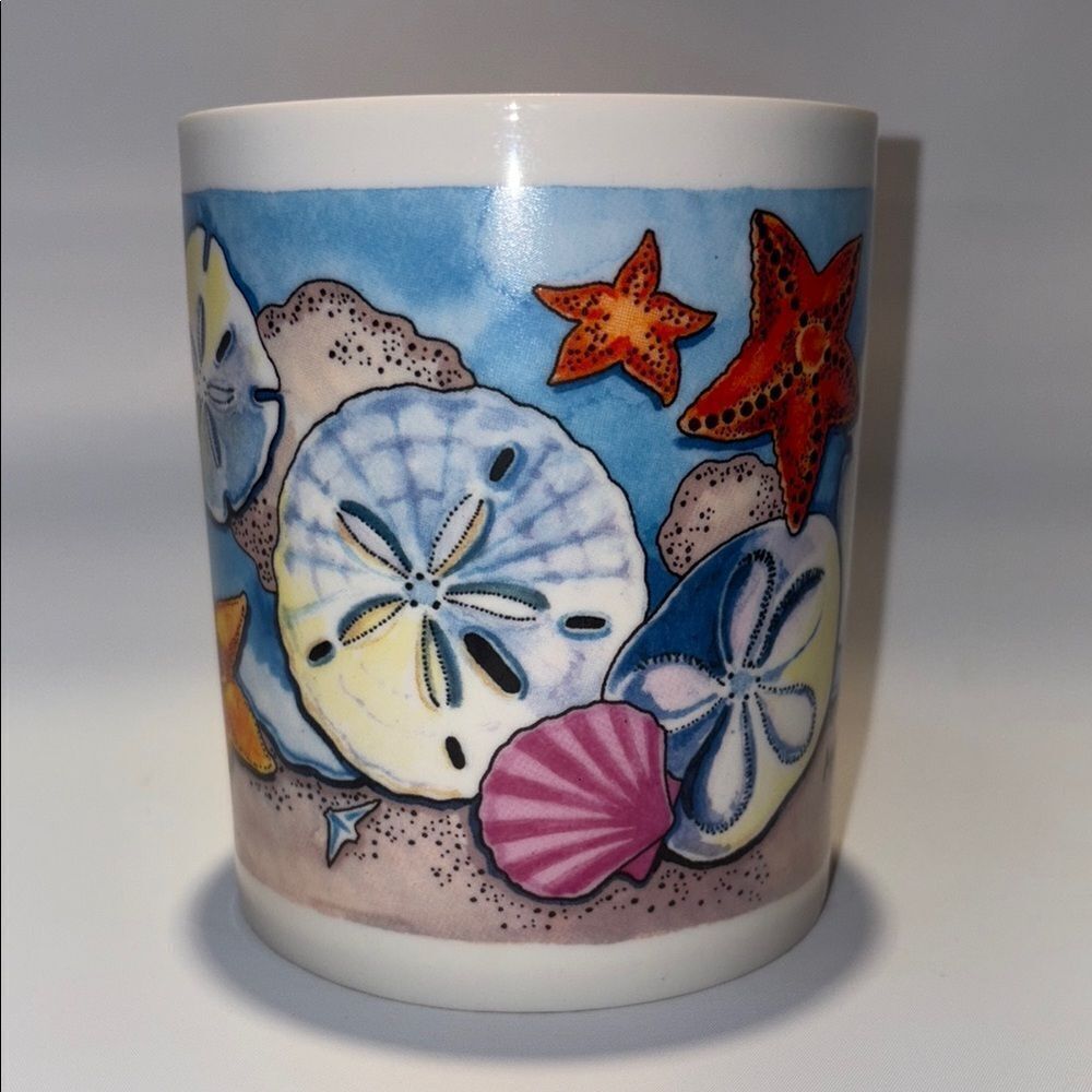Seashell Design Mug - Multicolor - Picture 2 of 6
